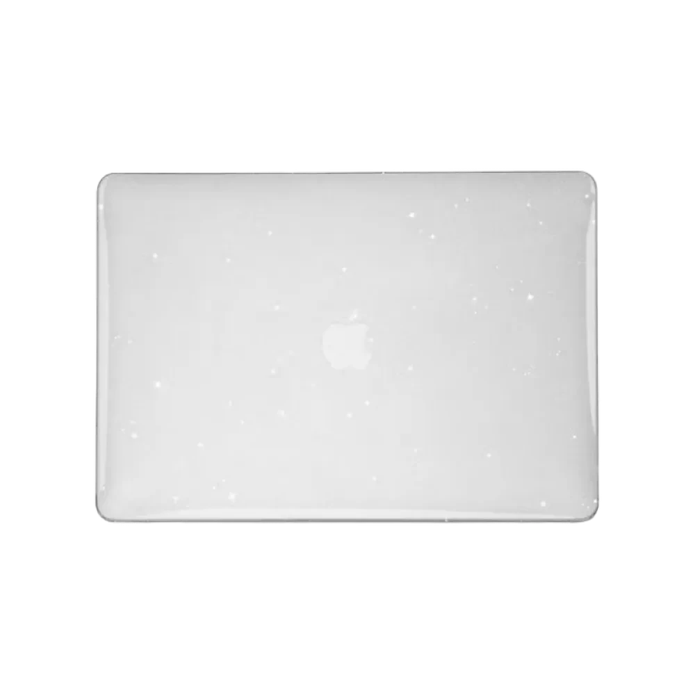 Husă pentru laptop Tech Protect Smartshell Macbook Air 13 (2018-2020), 13", Policarbonat, Glitter Clear