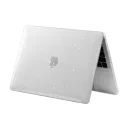 Husă pentru laptop Tech Protect Smartshell Macbook Air 13 (2018-2020), 13", Policarbonat, Glitter Clear