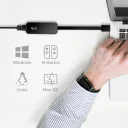Adaptor de rețea TP-LINK UE306, Negru