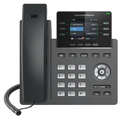 Telefon IP Grandstream GRP2613, Negru