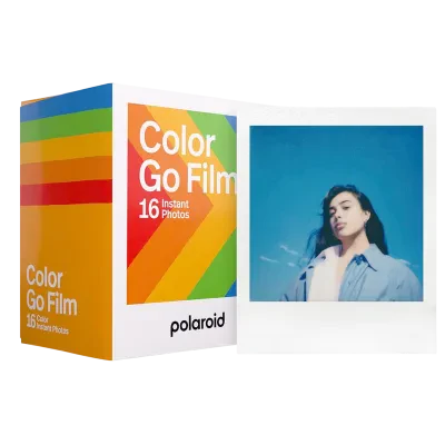Hârtie foto Polaroid Go Color Film Double Pack, 16 buc, Alb