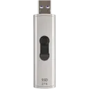 Внешний портативный SSD накопитель Transcend ESD320A, 2 ТБ, Серый (TS2TESD320A)