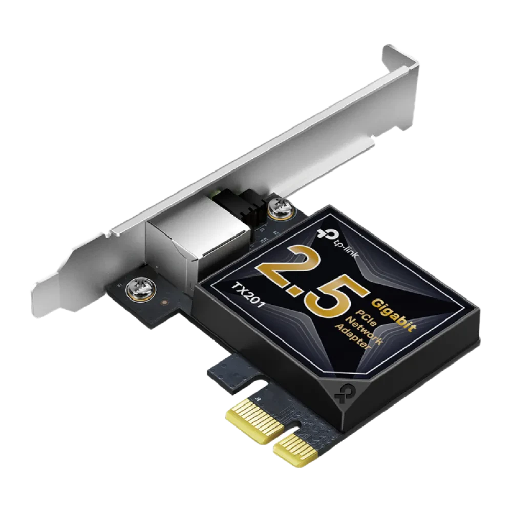 Сетевой адаптер TP-LINK TX201, Серебристый