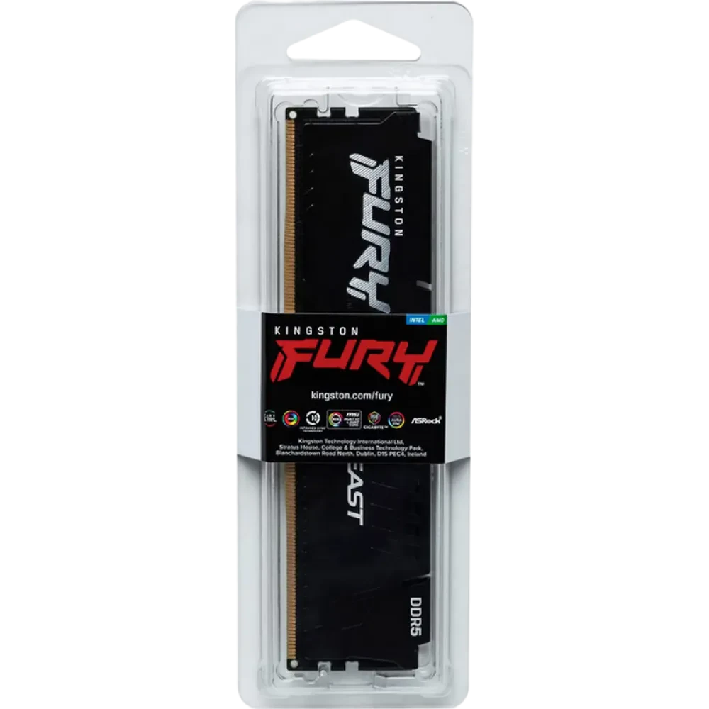 Memorie RAM Kingston FURY Beast, DDR5 SDRAM, 5200 MHz, 32 GB, KF552C36BBE-32