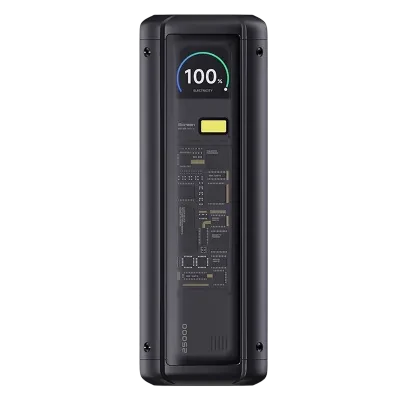 Acumulator extern Xiaomi 212W HyperCharge, 25000mAh, Negru
