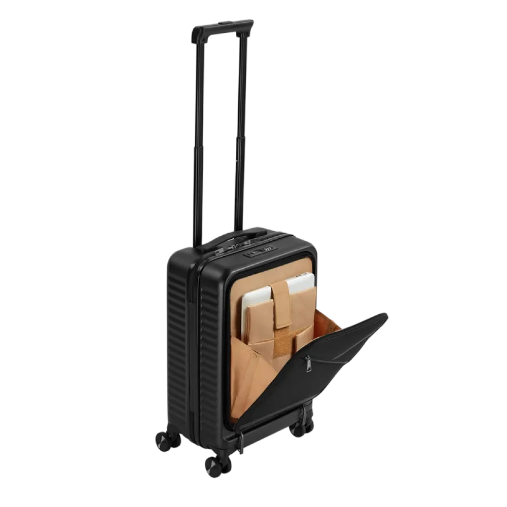 Чемодан Rivacase Clark-Eco, 28л, Чёрный