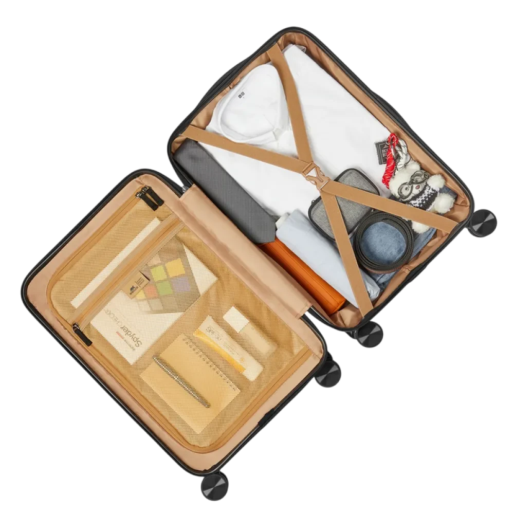 Чемодан Rivacase Clark-Eco, 28л, Чёрный