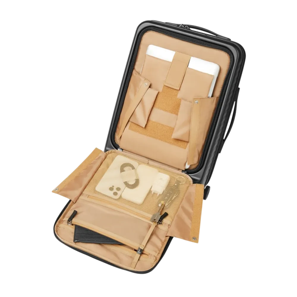 Чемодан Rivacase Clark-Eco, 28л, Чёрный