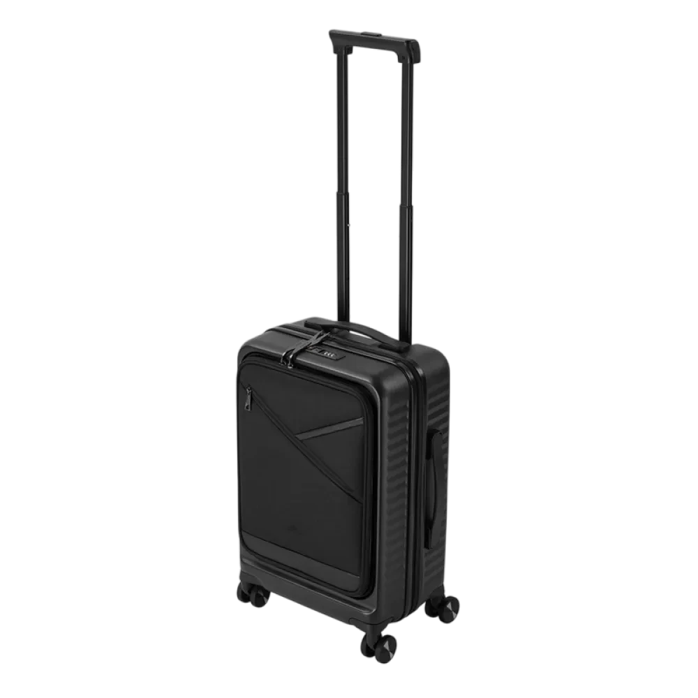 Чемодан Rivacase Clark-Eco, 28л, Чёрный