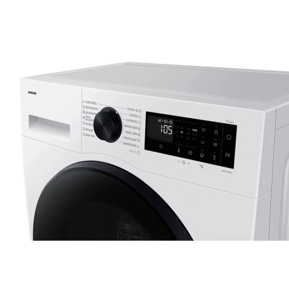 Стирально-сушильная машина Samsung WD90DG5G34BELE, 9кг, Белый