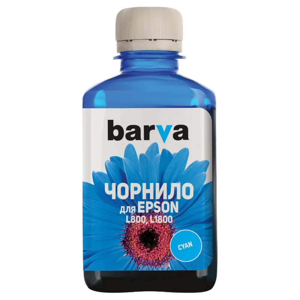 Recipient de cerneală Barva PN-EL800N, 180ml, Cyan