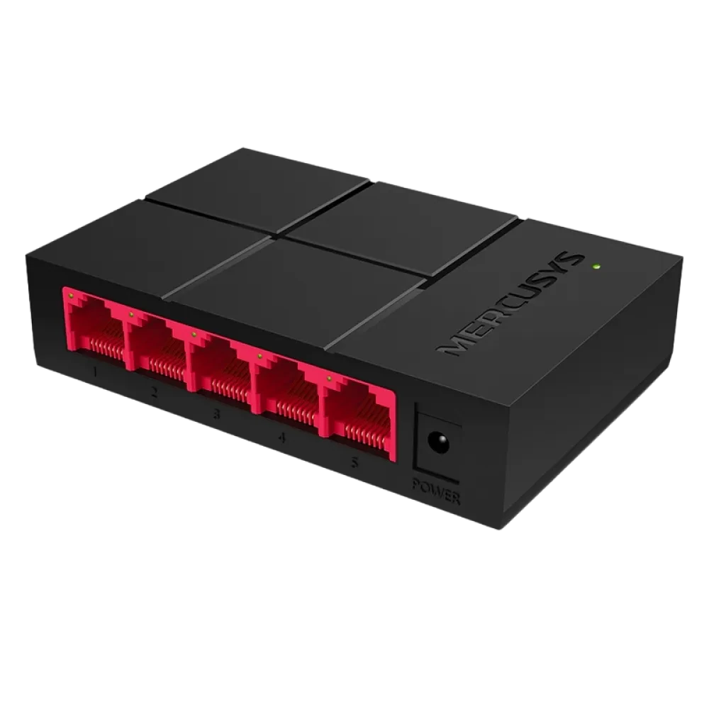 Switch de rețea MERCUSYS MS105G, 5x 10/100/1000 Mbps