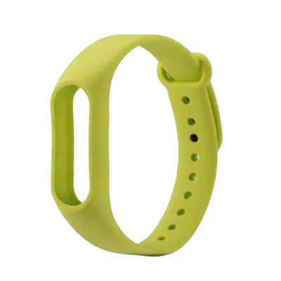 Curea pentru ceas Xiaomi Wrist Strap MiBand 2, Silicon, Medium, Verde