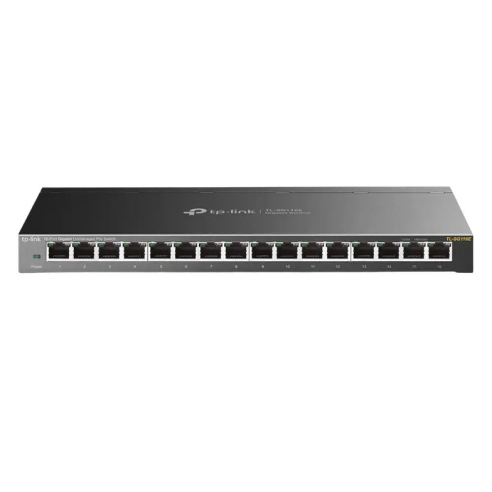 Сетевой коммутатор TP-LINK TL-SG116E, 16x 10/100/1000 Мбит/с