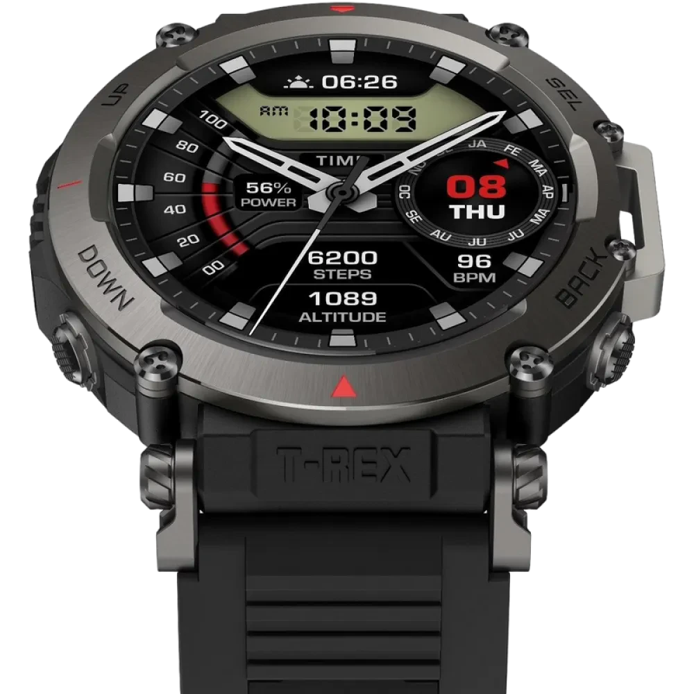 Умные часы Xiaomi Amazfit T-Rex Ultra, 47мм, Abyss Black
