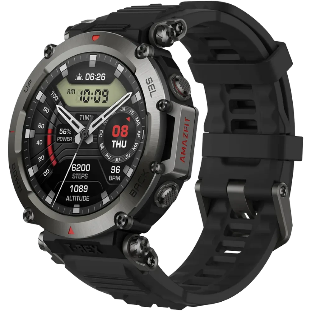 Умные часы Xiaomi Amazfit T-Rex Ultra, 47мм, Abyss Black