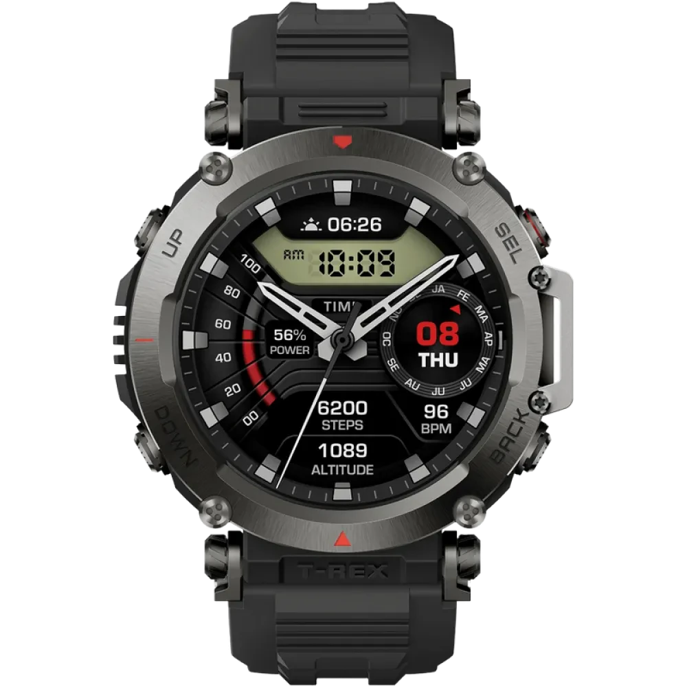 Умные часы Xiaomi Amazfit T-Rex Ultra, 47мм, Abyss Black