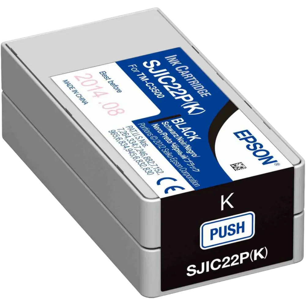 Cartuș de cerneală Epson SJIC22P, C33S020601, Negru