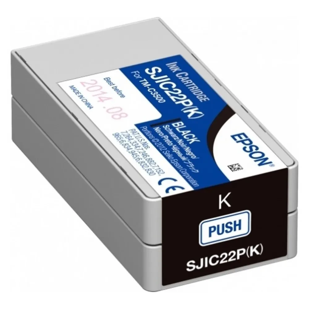 Cartuș de cerneală Epson SJIC22P, C33S020601, Negru