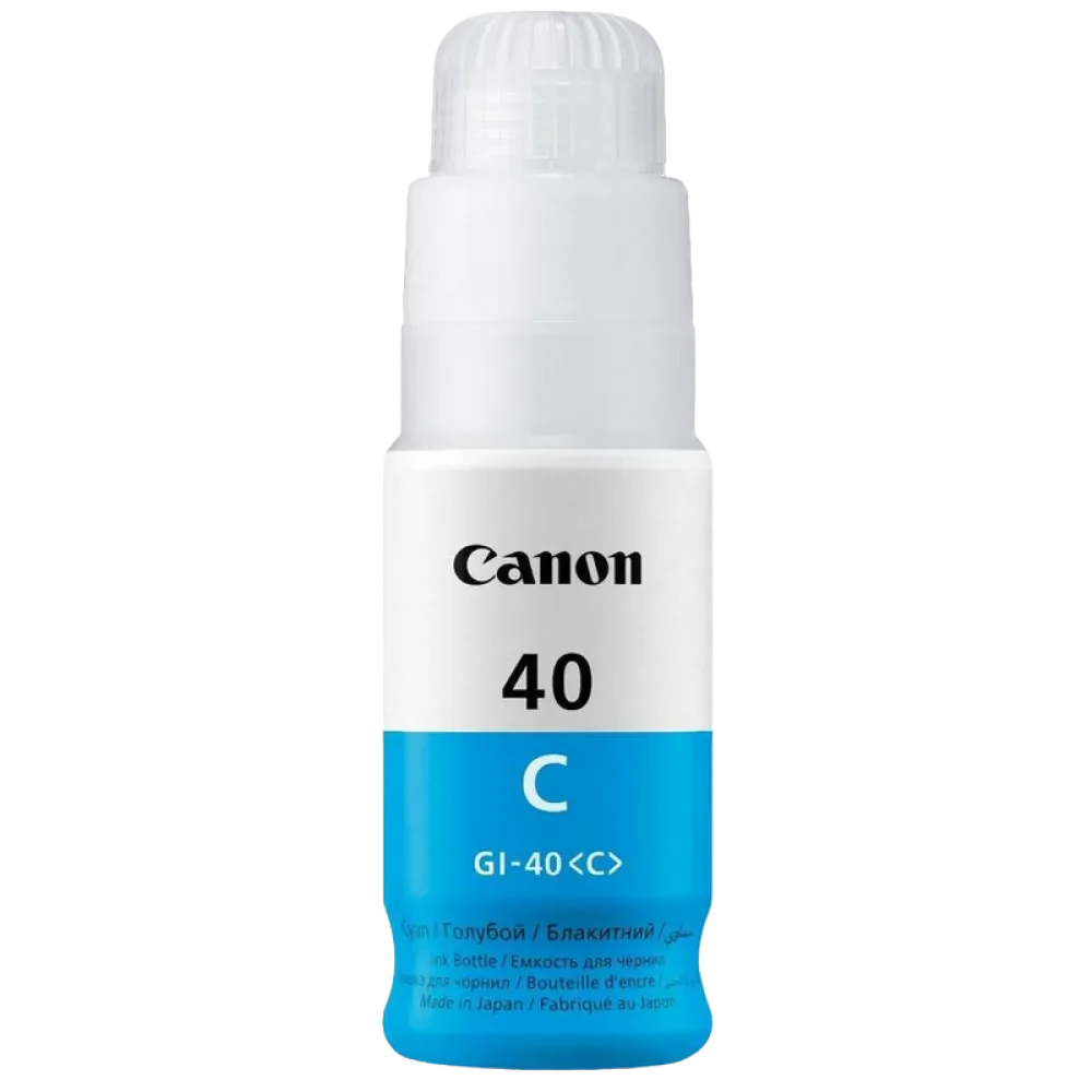 Контейнер с чернилами Canon GI-40, 70мл, Голубой