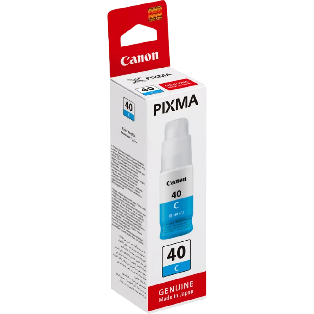 Контейнер с чернилами Canon GI-40, 70мл, Голубой
