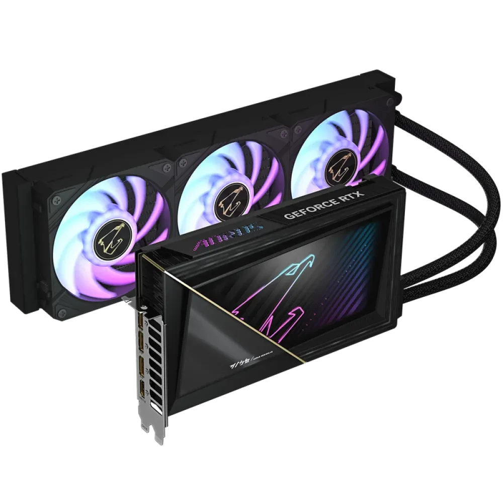 Видеокарта Gigabyte GV-N5090AORUSX W-32GD, 32 ГБ GDDR7 512бит