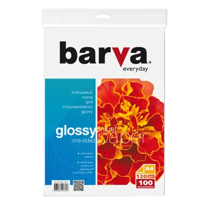 Hârtie fotografică Barva Glossy, A4