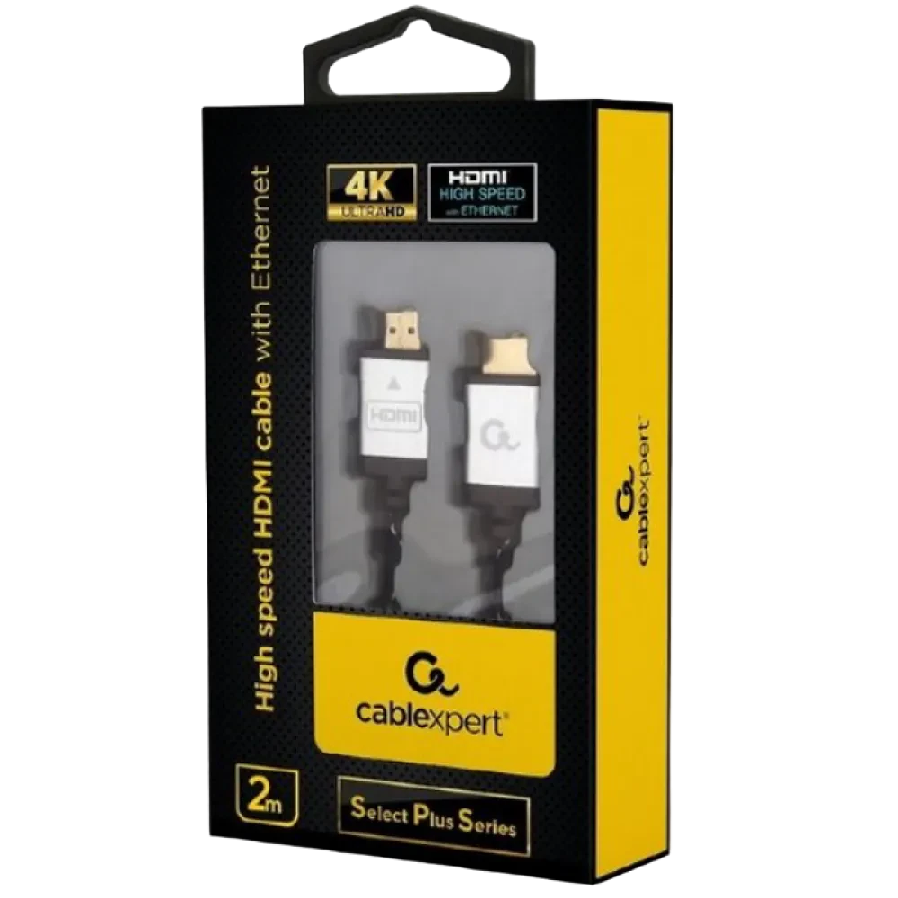 Видео кабель Cablexpert CCB-HDMIL-2M, HDMI (M) - HDMI (M), 2м, Чёрный