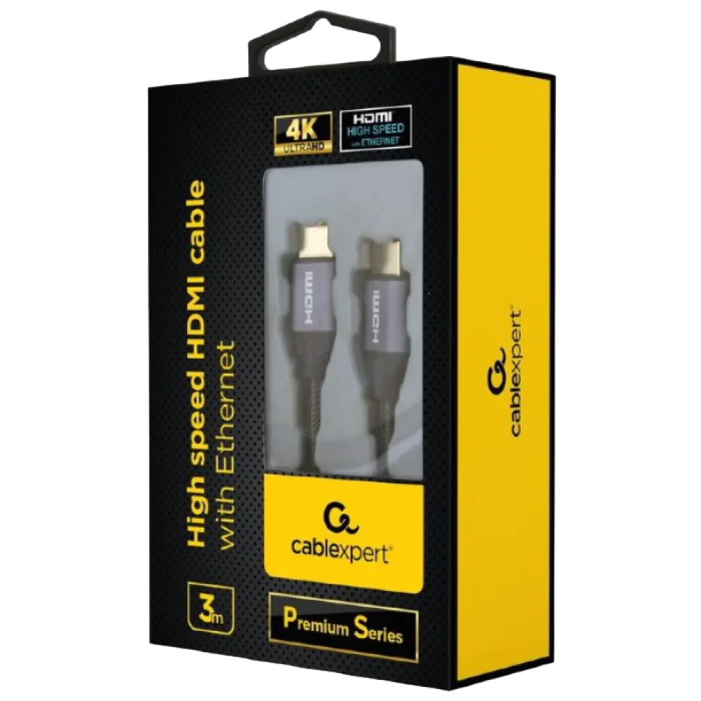 Cablu Video Cablexpert CCBP-HDMI-3M, HDMI (M) - HDMI (M), 3m, Negru