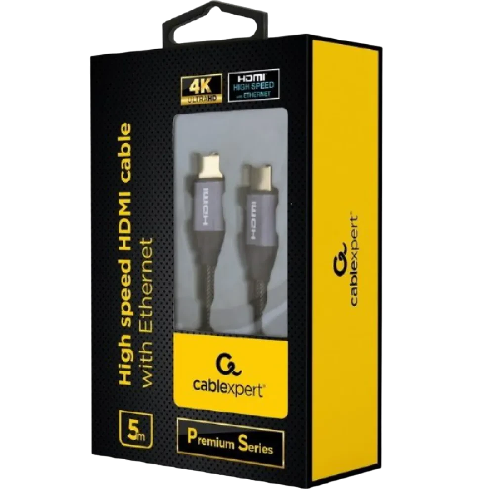 Видео кабель Cablexpert CCBP-HDMI-5M, HDMI (M) - HDMI (M), 5м, Чёрный