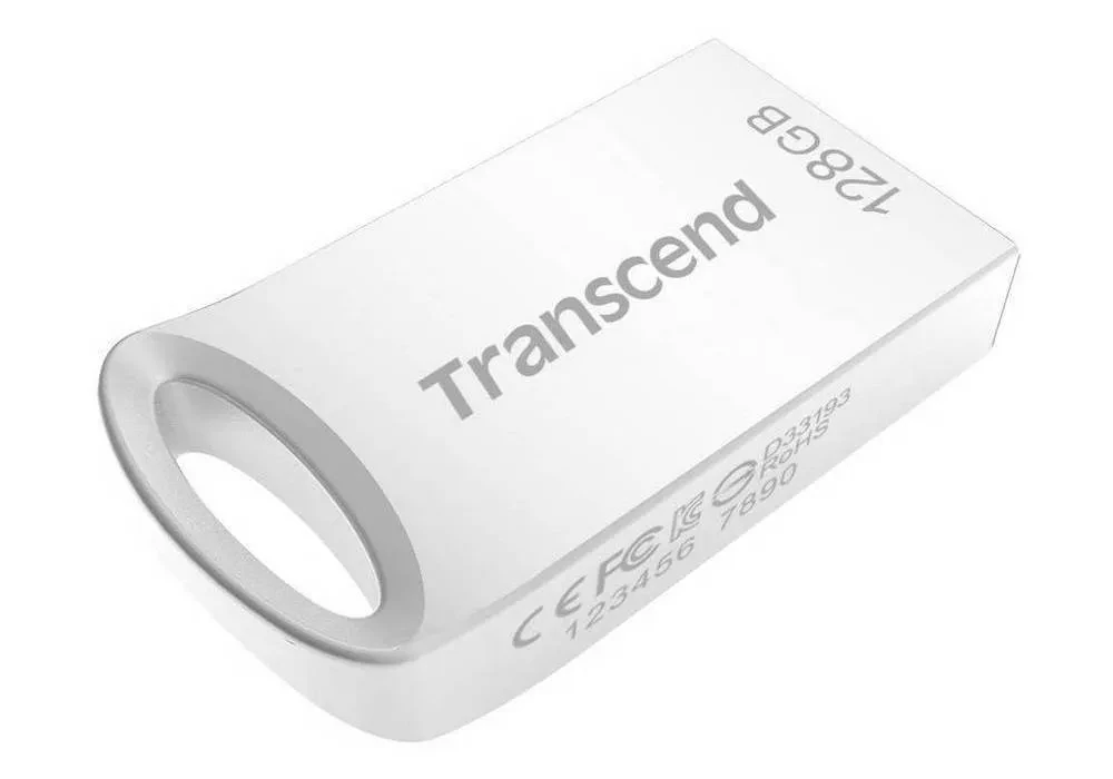 Memorie USB Transcend JetFlash 710, 128GB, Argintiu