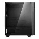 Carcasă PC Gamemax Fortress TG, Midi-Tower, Fără PSU, Negru