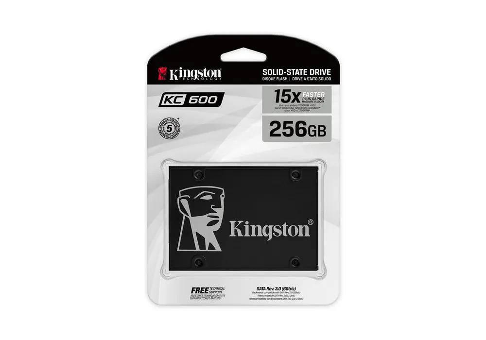 Unitate SSD Kingston KC600, 256GB, SKC600/256G
