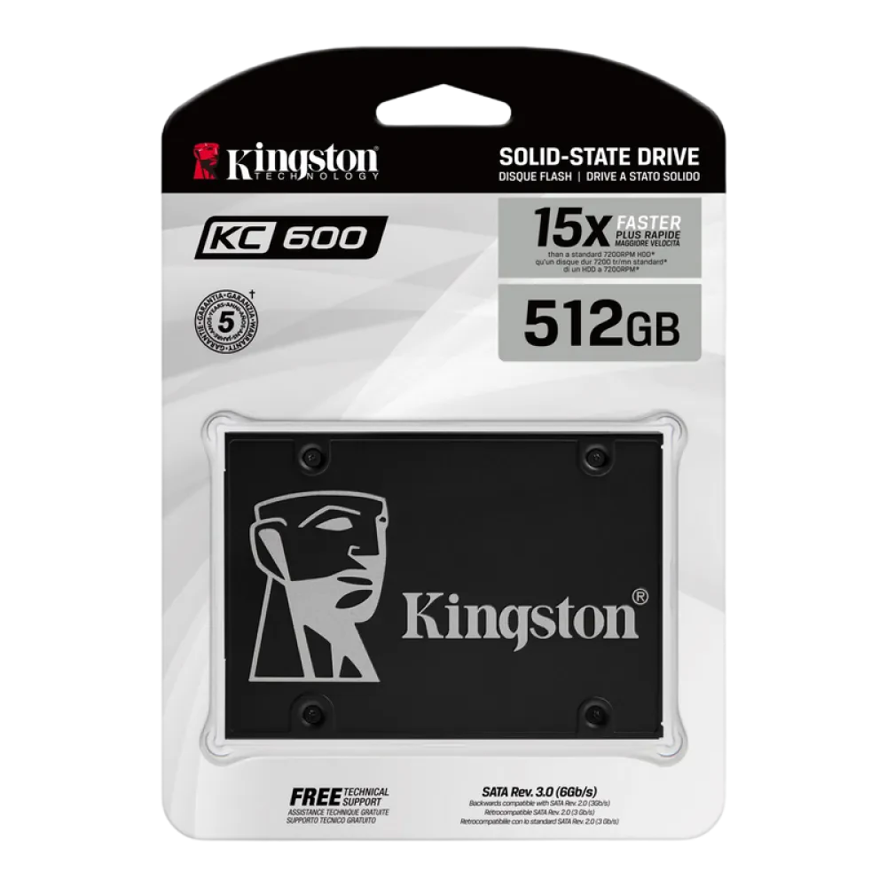 SSD Kingston KC600 512GB, SKC600/512G