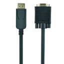 Cablu Video Cablexpert CCP-DPM-VGAM-6, DisplayPort (M) - VGA D-Sub (M), 1,8m, Negru