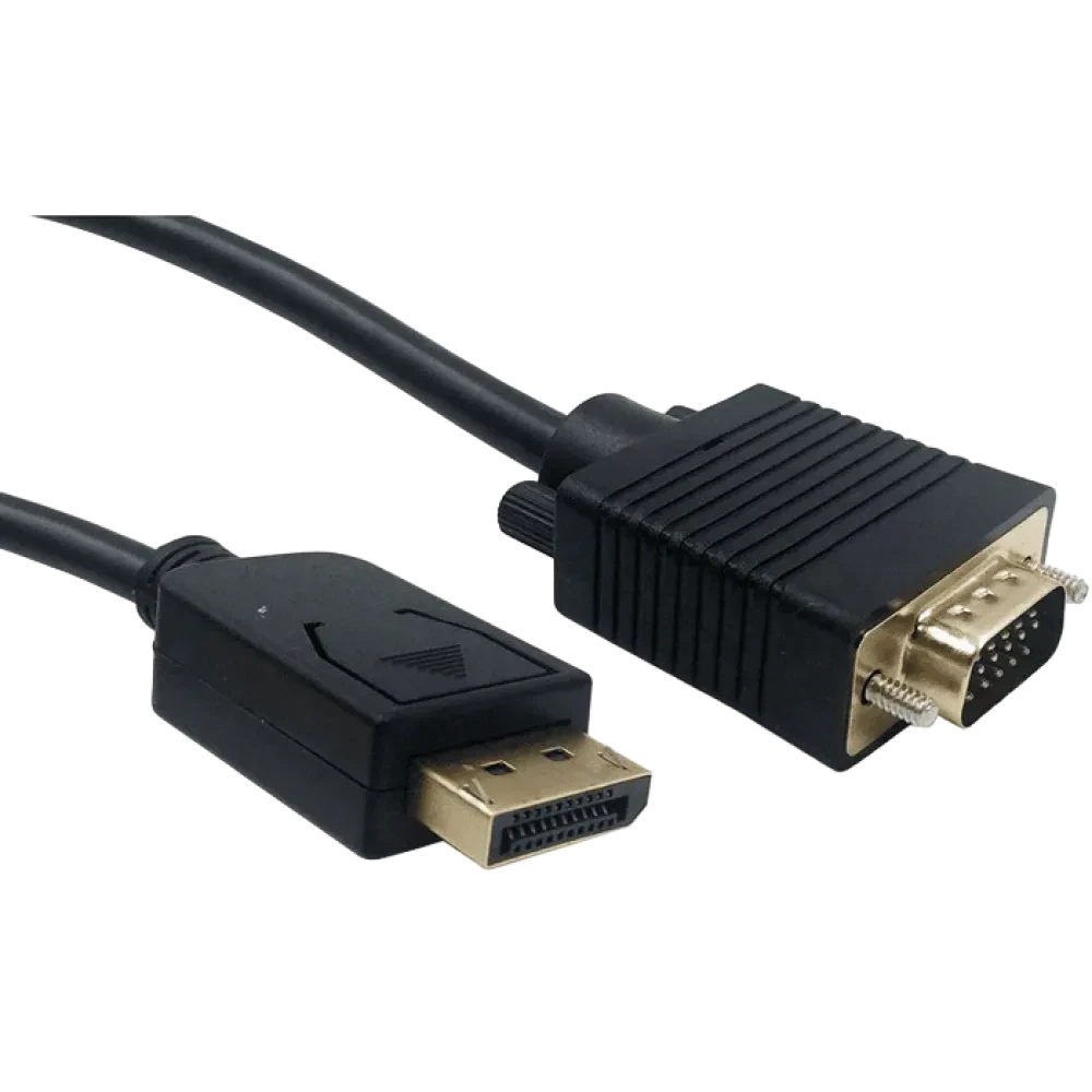 Cablu Video Cablexpert CCP-DPM-VGAM-6, DisplayPort (M) - VGA D-Sub (M), 1,8m, Negru