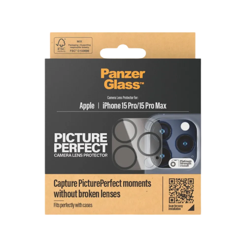 Sticlă de protecție PanzerGlass iPhone 15/15 Plus PicturePerfect, Negru