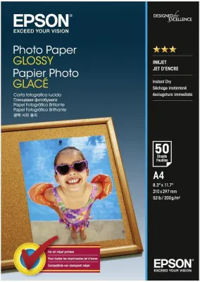 Hârtie fotografică Epson Photo Paper Glossy, A4