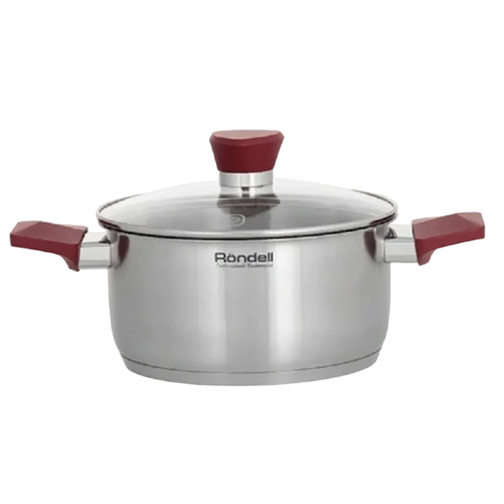 Набор посуды Rondell Strike, 20cm, Серебристый