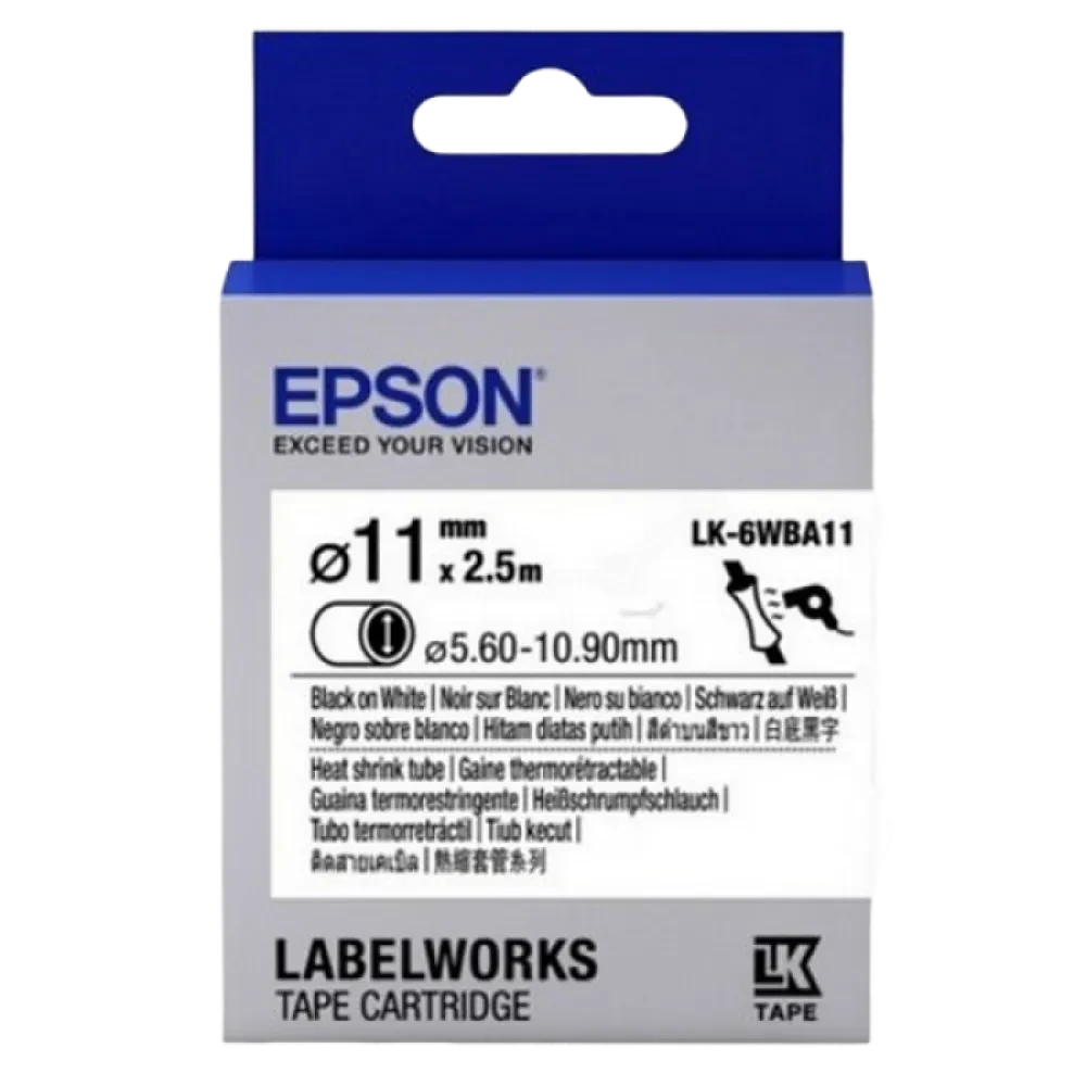 Картридж с лентой Epson LK-6WBA11, 24 мм x 2,5 м