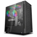 Carcasă PC Deepcool MATREXX 55 MESH, Midi-Tower, Fără PSU, Negru