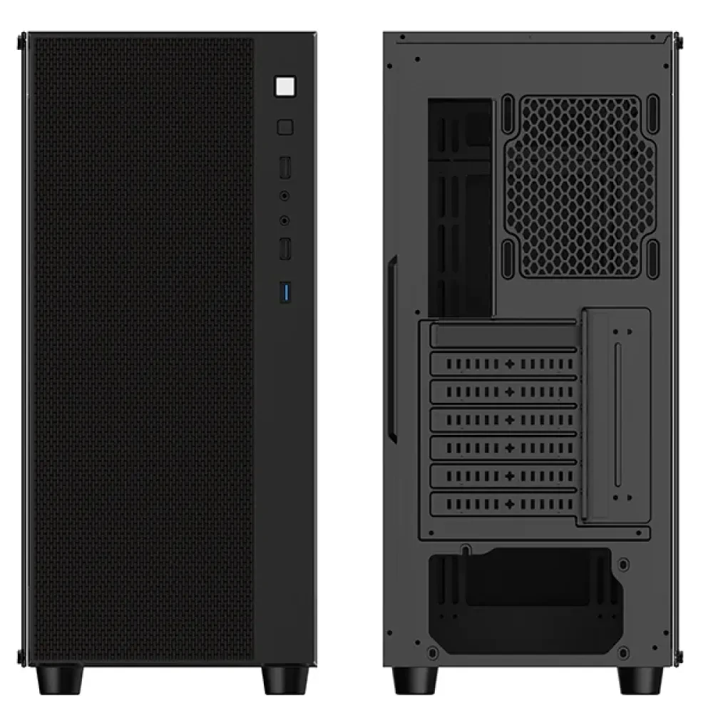 Carcasă PC Deepcool MATREXX 55 MESH, Midi-Tower, Fără PSU, Negru