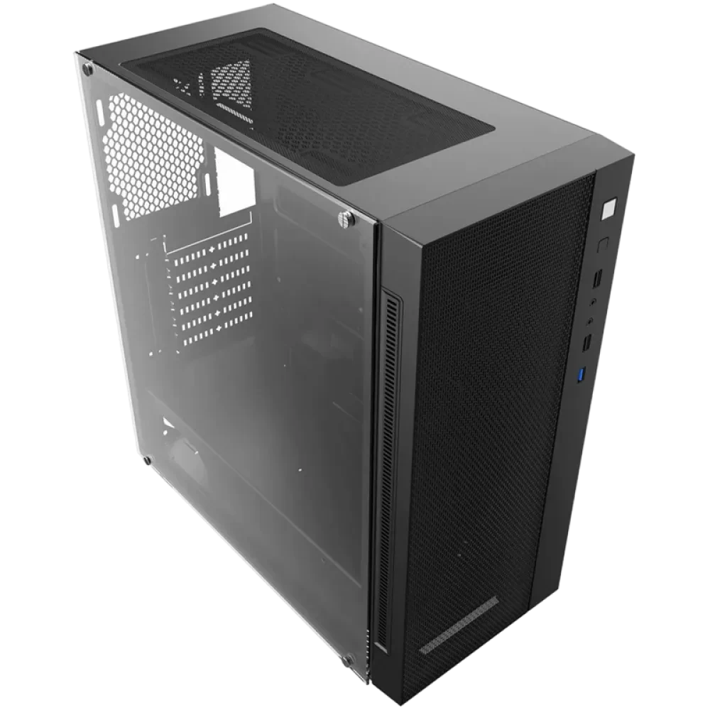 Carcasă PC Deepcool MATREXX 55 MESH, Midi-Tower, Fără PSU, Negru