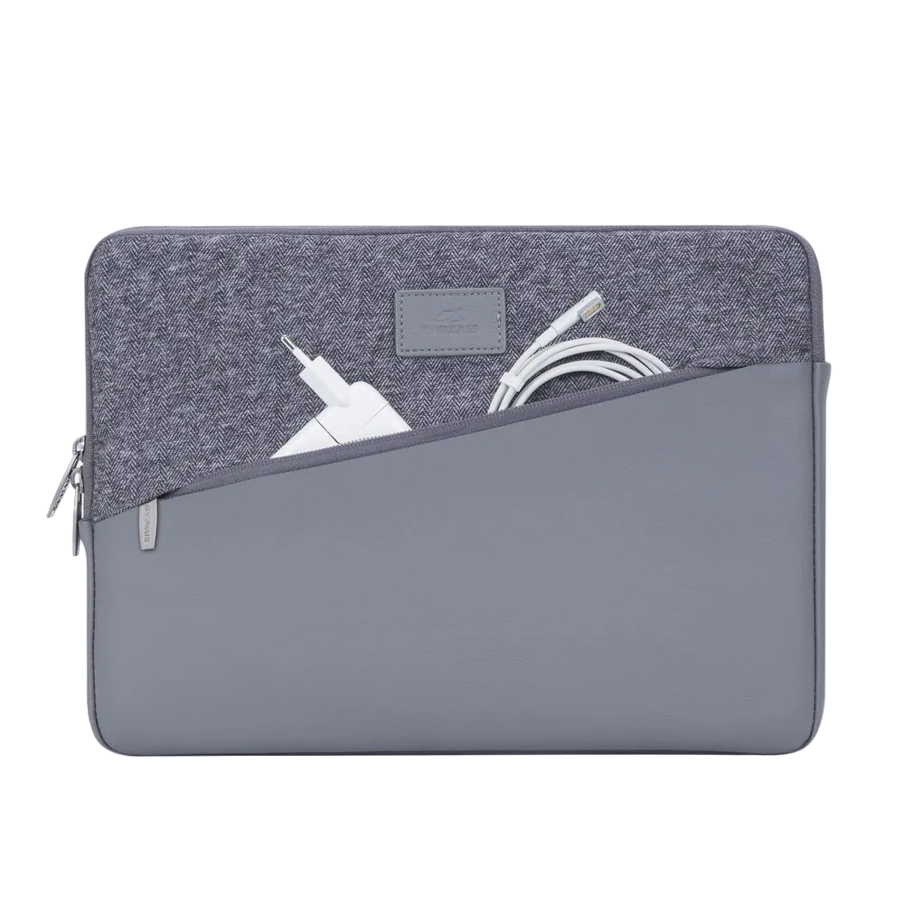 Geantă pentru Laptop RivaCase Egmont, 13.3", Polyester, Gri