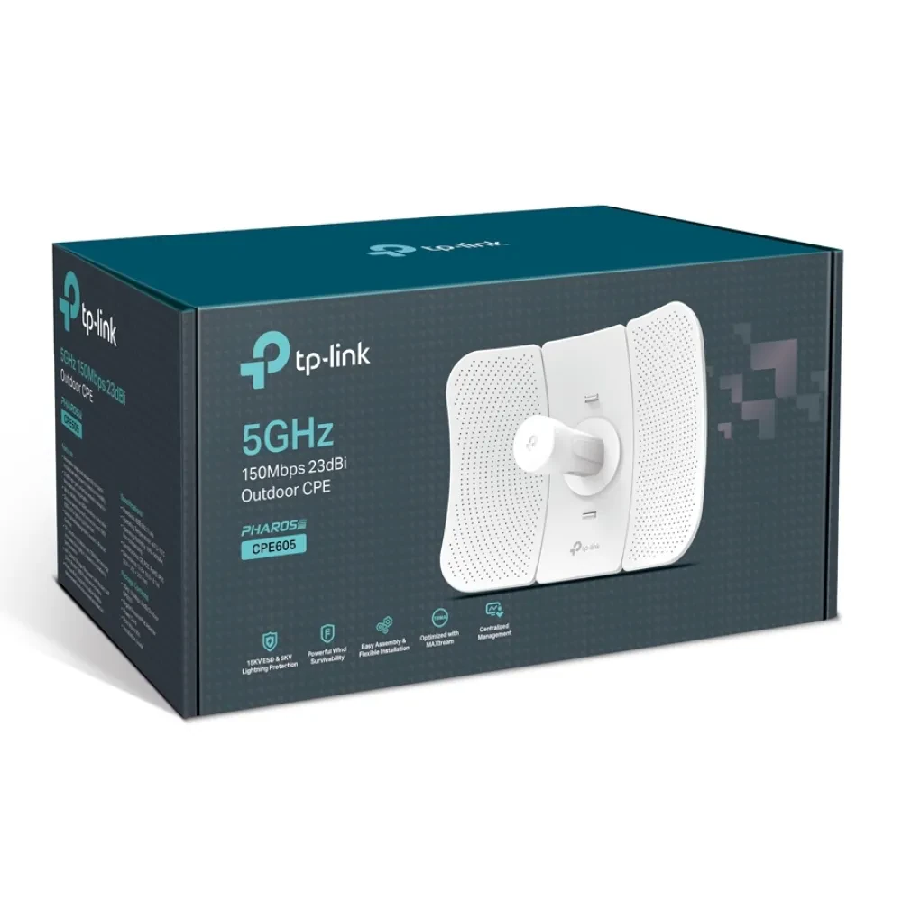 Наружная точка доступа TP-LINK CPE605, 150 Мбит/с, Белый