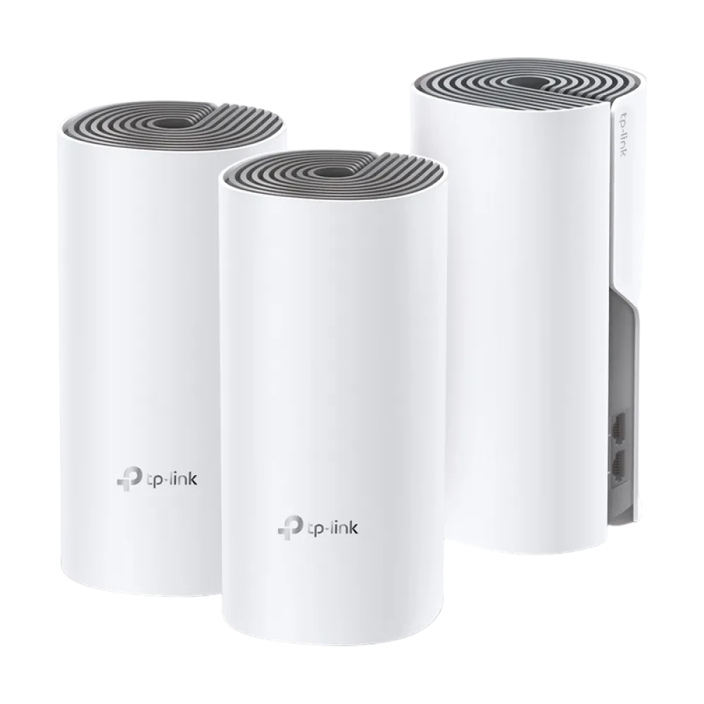 Sistem Wi-Fi Mesh TP-LINK Deco E4 (3-pack), Alb