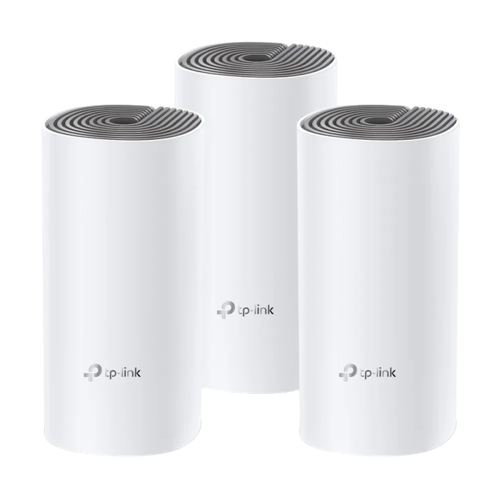Sistem Wi-Fi Mesh TP-LINK Deco E4 (3-pack), Alb