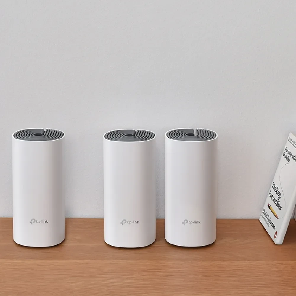 Sistem Wi-Fi Mesh TP-LINK Deco E4 (3-pack), Alb