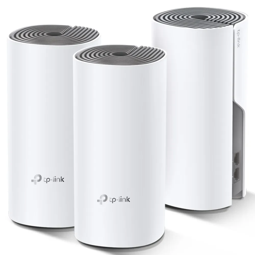 Sistem Wi-Fi Mesh TP-LINK Deco E4 (3-pack), Alb