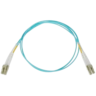 Fiber optic patch cords, Multimode OM4, LC-LC Duplex, 1M